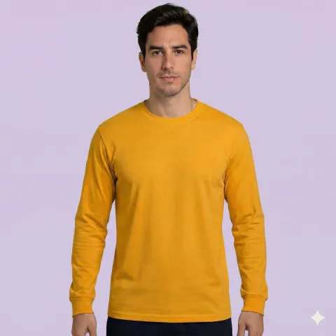 Remera Manga L. Algodón personalizado — Club de Remeras Montevideo